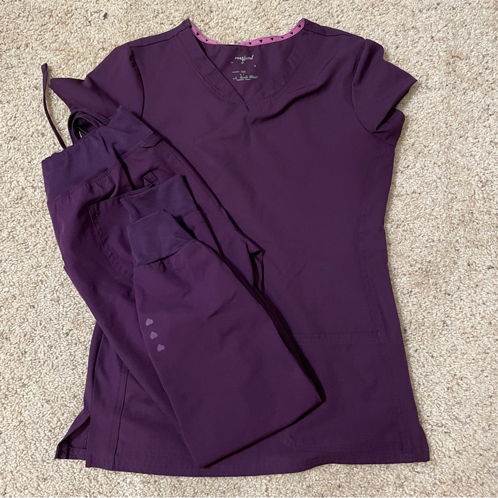 heart soul scrub set